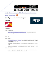 Ecoles de Musique France