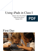NYSAIS Ipad Workshop - Using Ipads in Class I