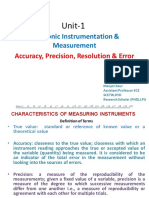 Acvuracy Precision Error Unit-1