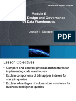 Physical Design and Governance of Data Warehouses: Lesson 1: Storage Architectures