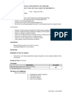 Matriz Da Ficha de Avaliação 7ºano Janeiro 2011