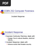 COEN 252 Computer Forensics: Incident Response