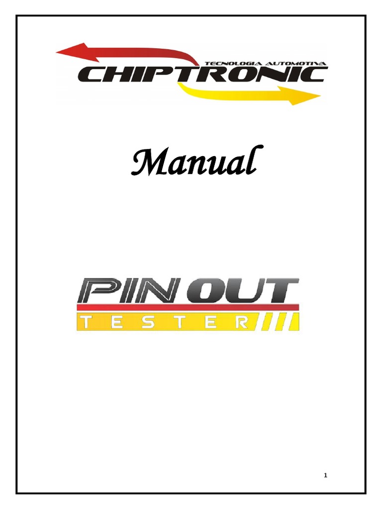 Manual do Pin Out Tester ECU-TEST | PDF | Relé | Equipamento