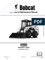 Bobcat Skid Steer S630 Loader Operators Manual