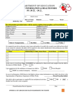 Final Emergency Information and Health Form