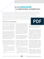 Articulo - Como Aplica La Legislacion Ambiental A La Industria Cosmetica