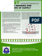 GST Supply Scope