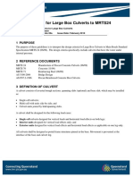 MBR - DTMR - Design Criteria For Large Box Culverts PDF