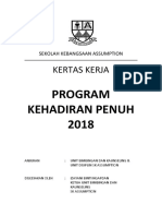 Kertas Kerja Program Kehadiran Penuh 2018