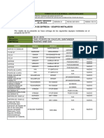 Informe de Instalacion San Vicente