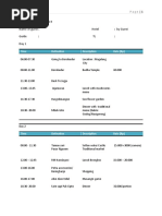 PERTEMUAN 4 - Contoh Passenger List Dan Hotel Room Log | PDF ...