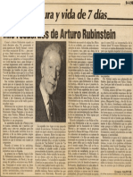 Mis Recuerdos de Arturo Arthur Rubinstein