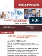 1 - Histologia Importancia Correlacion Histofisiologica - Uap