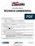 Concurso público Técnico Ambiental