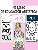 Mi Libro de Educación Artística para Preescolar Por Materiales Educativos Maestras