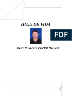 Hoja de Vida Einar Arley Perez Hoyos