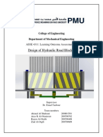 Design of Hydraulic Road Blocker PDF