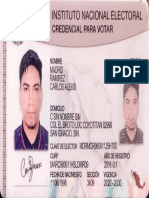 Ejemplo de Credencial Escaneada