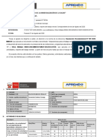 INFORME - INICIAL 3, 4 y 5 años-AGOSTO