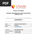 Faculty of Science FRM 9649: Time Series Analysis & Forecasting