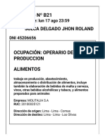 Solicitud de Pase Personal Laboral PDF