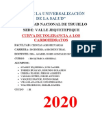 Curva de Tolerancia A Los Carbohidratos