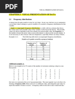 Chapter 2 VISUAL PRESENTATION OF DATA