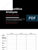C5 Competitive Analysis Template