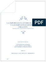 Relacion Entre El Dinero y Los Impuestos