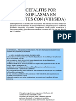 Encefalitis Por Toxoplasma en Pacientes Con (Vih