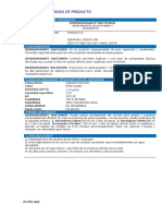 Hoja Tecnica y MSDS de Producto Desengrasante Multiusos