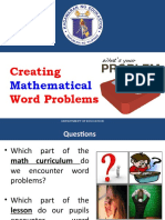 Creating Mathematical Word Problems