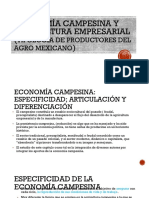 Economía Campesina y Agricultura Empresarial (Tipología de