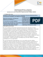 Syllabus Del Curso Desarrollo Organizacional