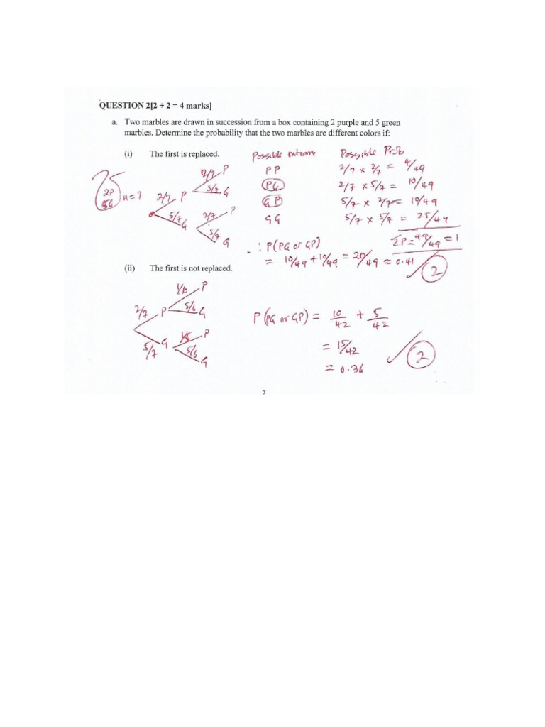 Probability Tree Diagram and Application | PDF
