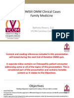 OMSIII Workshop #1 Family Medicine 2020-2021