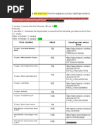 Attachment Courses List