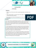 Learning Activity 1 Evidence: Regrets From The Dying Questions