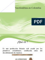 Literatura Precolombina en Colombia IR