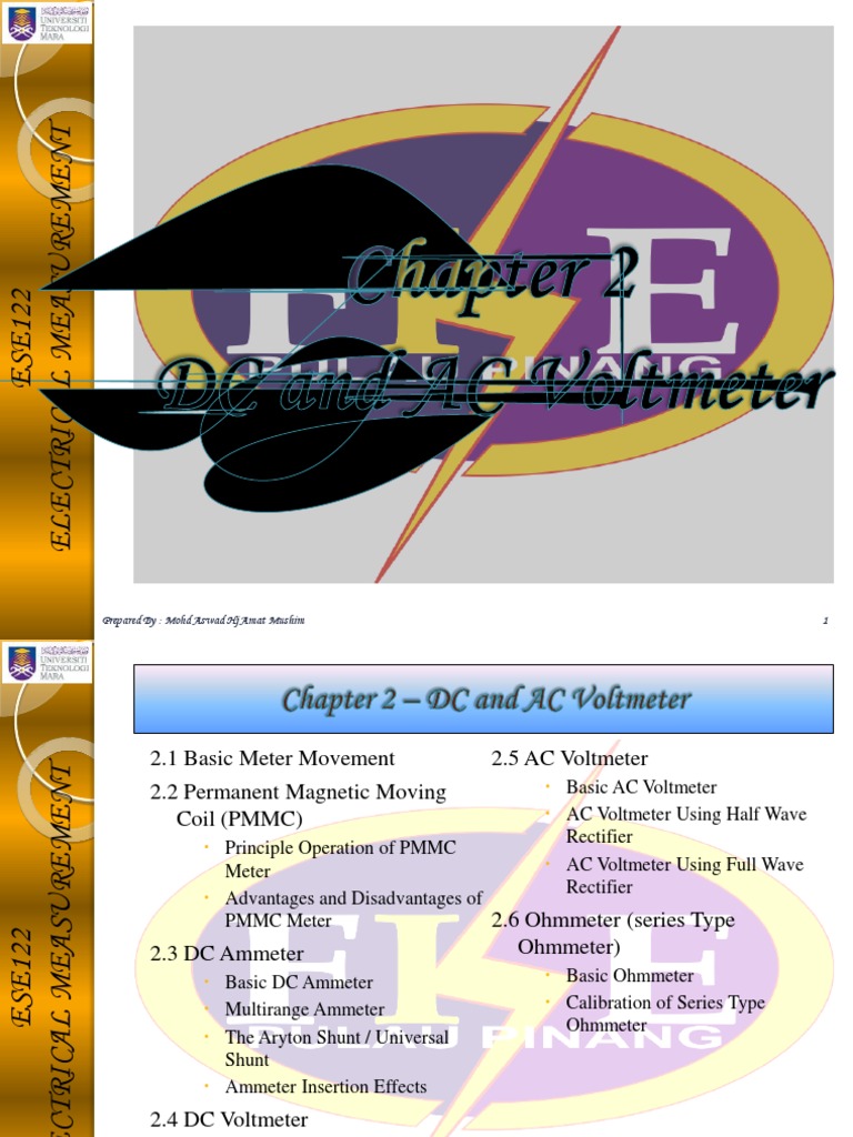 AC and DC Multirange Voltmeter Overview | PDF | Rectifier | Inductor