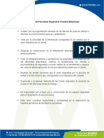 Descripcion de Funciones Supervisor Forestal