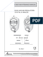 Amvex Continuous Vacuum Regulator Manual PDF