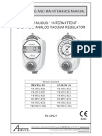 Amvex Intermittent Vacuum Regulator Manual PDF