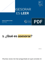 Asesorar Es Leer - Universidad de Navarra