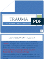 Trauma: Dr. Hasanain Abdulammer Jasim