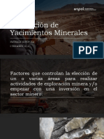 Evaluacion de Yacimientos Minerales