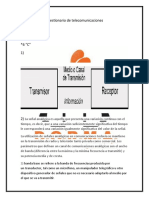 Cuestionario de Telecomunicaciones