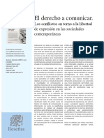 El Derecho A Comunicar Los Conflictos en Torno A L PDF