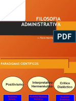 Filosofia Administrativa: v. Flores Marchan
