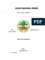 MAKALAH BAHASA ARAB